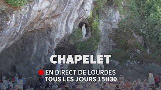 Chapelet du 23 octobre 2024 à Lourdes