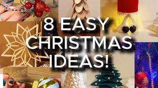 8 Easy Christmas ideas | Best Christmas DIYs|8 amazing DIY idea⭐️️