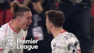 Diogo Jota heads in Liverpool's equalizer against Nottingham Forest | Premier League | NBC Sports