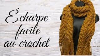 Comment faire une écharpe facile et rapide au crochet : tuto en pas à pas