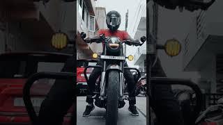 Royal Enfield Reborn Classic 350  Dark Stealth Black  with HJG Minus LED headlight  New 2023 model