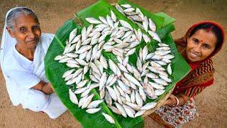 How to cook Small Fish in rainy day | বর্ষার পুটি মাছ খাওয়ার সেরা রেসিপি | village cooking recipes