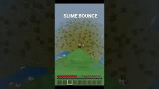 SLIMEBOUNCE #shorts #minecraft #waterbucketmlg #clutch #waterbuckettrick #tricks #waterbucket #dream