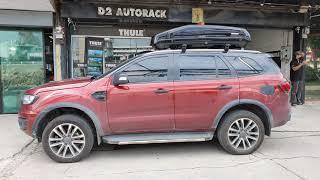 กล่องสัมภาระบนหลังคา YAKIMA RoofBox Easytrip 470 ใส่ Ford Everest เอเวอเรสต์ กล่องติดหลังคารถ