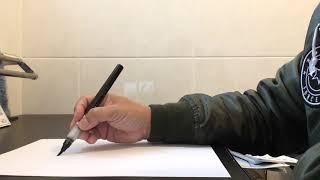 やざわとおる  書で精神を落ち着かせる