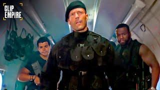 Barney Goes Down with the Plane | The Expendables 4