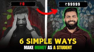 (Tested) 6 Simple Ways Make Money As A Student! - NO PROMOTION