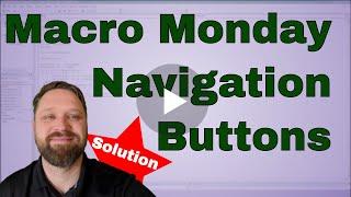 EverydayVBA Challenge Solution: Navigation Buttons