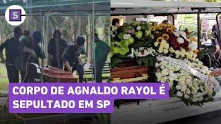 Enterro de Agnaldo Rayol: corpo do cantor é sepultado em São Paulo