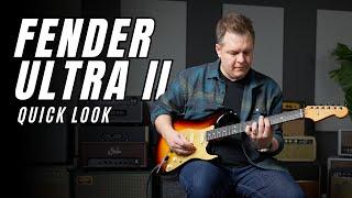 Fender Ultra II HSS Stratocaster // Quick Demo