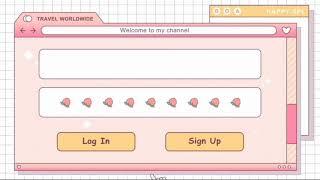 CUTE PINK COMPUTER INTRO TEMPLATE || Free Download  (kawaii)