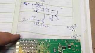 تصليح الدارة الإلكترونية للبراد | يوجد قطع SMD و مقاومات محترقة SMD | شرح و تصليح