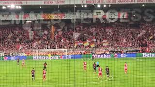 1 FC Union Berlin - Sporting Clube de Braga Fangesang 1:0 Europa