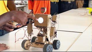 Ghanaian SHS Student Built First Red Eye Robot For Ghana | Cape Tech Inst | STEM