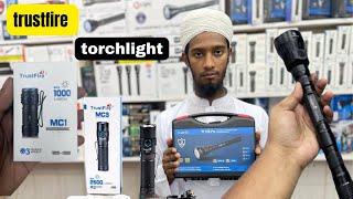 Trustfire 3T6 pro torch light review and price in Jubayer shop Bd