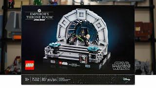 LEGO Star Wars 75352 EMPEROR'S THRONE ROOM Review! (2023)