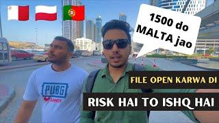 MALTA ke liye Risk leliya | 1500 do Malta jao | RD VLOGS