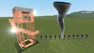 Tornado Vs Towers In Garry's Mod