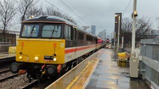 Class 87002 with DVT 92139 Intercity for 'The East Anglian'