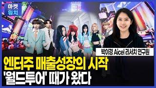 엔터주 매출성장의 시작 '월드투어' 때가 왔다 / 키워드NOW / 마켓워치 / 한국경제TV