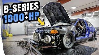 1000+hp Turbo B-Series EG hits the dyno for Hday Summer 2024! OG Sonic! H Day Prep!