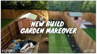 New Build Garden Makeover in 24 Hours - Garden On A Roll - Antony Henn - DIY Garden