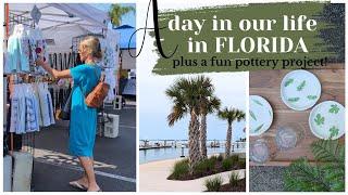 Florida Day in the Life ~ DIY Pottery Project ~ Lyme Treatment in Florida ~ Easy Pottery Idea