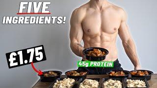 Easy 5 Ingredient Meal Prep on a Budget **for Building Muscle**