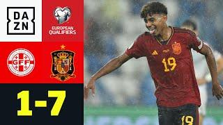 Debüttreffer! 16-jähriger Yamal schreibt Geschichte: Georgien - Spanien | European Qualifiers |DAZN