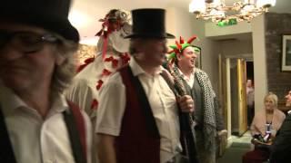 Mari Lwyd at The Brit pub Cwmafan