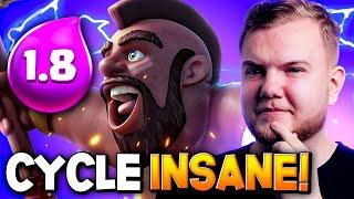 1.8 ELIXIR! FASTEST HOG CYCLE DECK IN CLASH ROYALE!