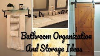 Bathroom Organization And Storage Ideas (Bathroom Decoration Ideas) Using Target Store Products.