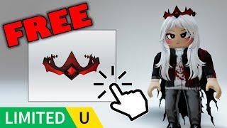 FREE LIMITED UGC | How to get Red Bat Crown in Don't Touch on Roblox