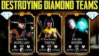 MK Mobile. INSANE Power Team with Awesome Synergy! Beats ANY DIAMOND TEAM!