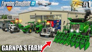 I INHERITED GRANDPA'S $5,000,000 FARM | Episode 1 | Farming Simulator 22