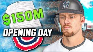 We Locked Up our Superstar on Opening Day  - MLB The Show 25 Marlins Franchise | 33