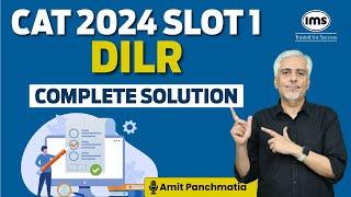 CAT 2024 Slot 1 DILR Solution | CAT 2024 Slot 1 Solved Paper | CAT 2024 Answer Key | Amit Panchmatia