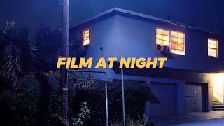 Night Photography on Film in Los Angeles