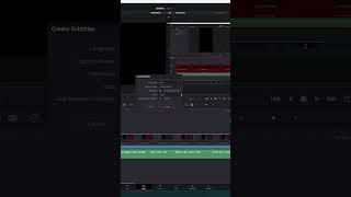 Add Subtitles in 1 click for Davinci Resolve  #davinciresolve #blackmagic #accessibility #subtitles