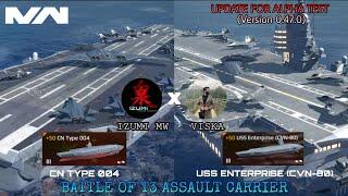 Gameplay Of [USS ENTERPRISE vs CN TYPE 004] With @viska97| Modern Warships