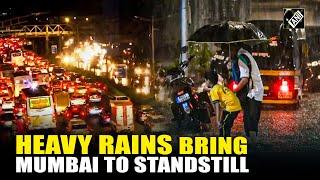 Red alert in Mumbai: Heavy rains trigger waterlogging, traffic woes, and landslide chaos