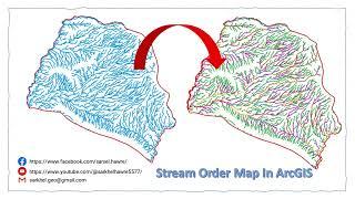 Stream Order Map In ArcGIS