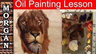 Wildlife art : Oil Painting video Tutorial - painting fur