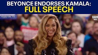 Beyonce, Kelly Rowland at Kamala Harris rally in Houston: FULL SPEECH