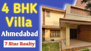 Villa in Ahmedabad | 4 BHK | Satellite Area | For Sale | Fully Furnished Villa @7starrealty