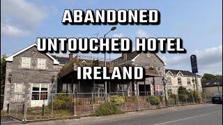 Abandoned Untouched Hotel Ireland ( everything left after fire inside )