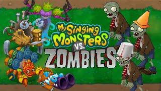 What if My Singing Monsters Could Shoot? | Plants vs Zombies | MSM |