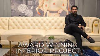 Hyderabad Based Inteiror Designer Wins Award For This Project | Luxury Home Deaigned By Luxurio