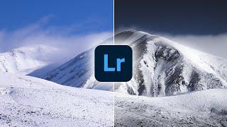 Dark Moody Edit Lightroom Tutorial - Dramatic Landscape Photo Editing