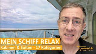 Mein Schiff Relax – Kabinen und Suiten